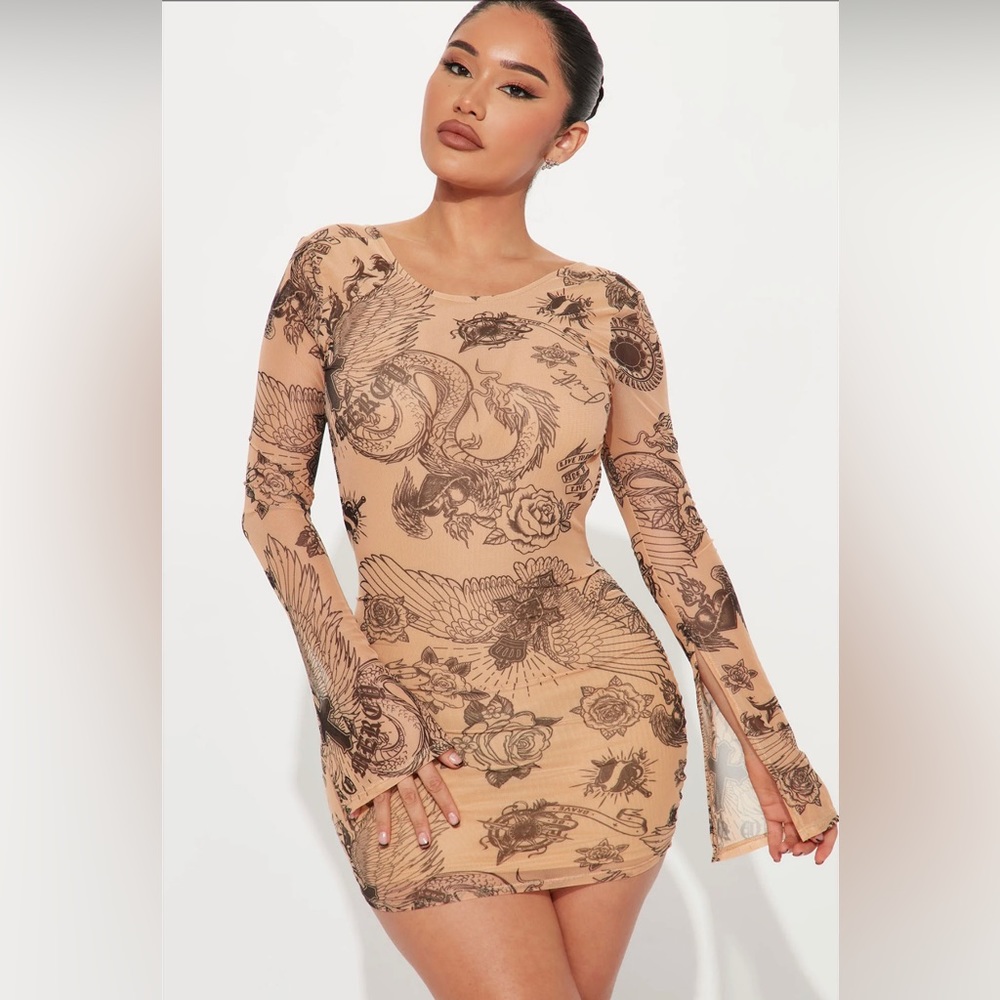 NWT never worn Fashion Nova mesh dress